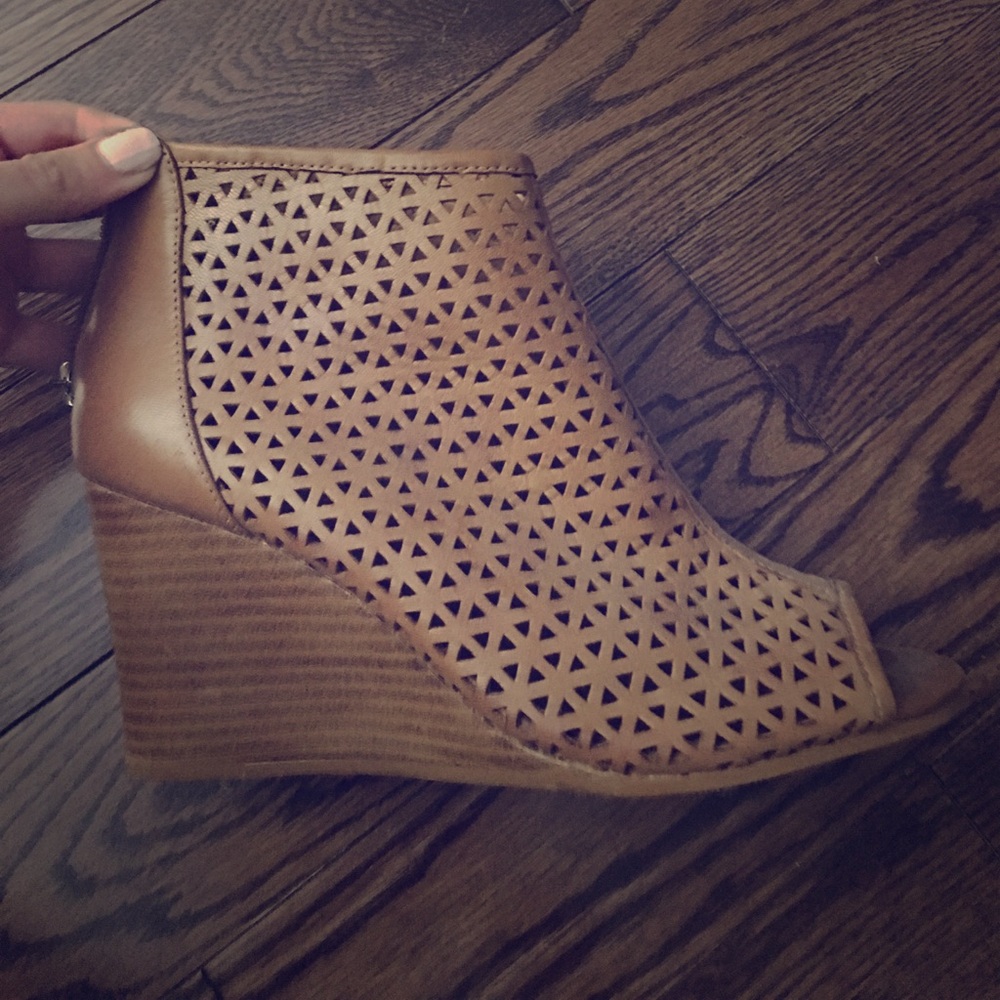 Aldo peep toe booties